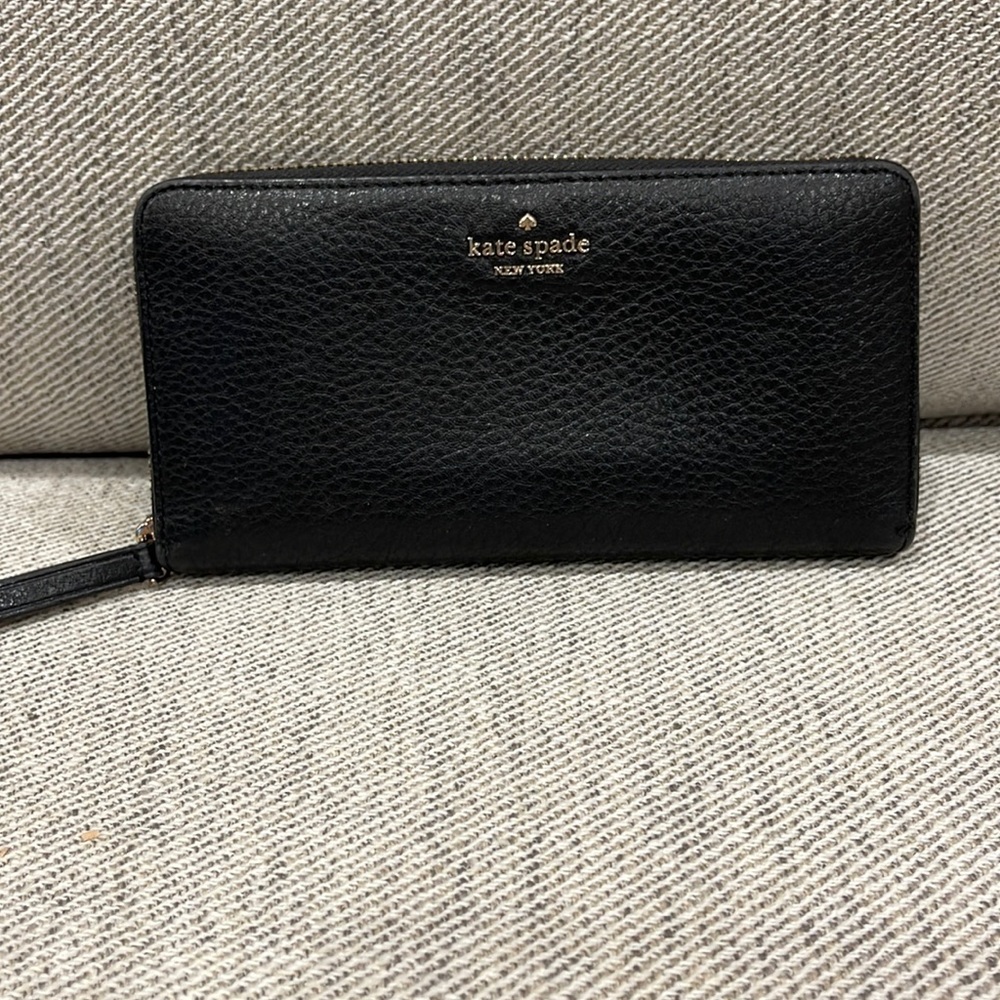 kate spade zip around wallet
